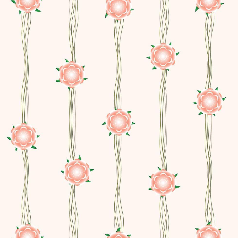 flor de naranja vid fondo beige vector