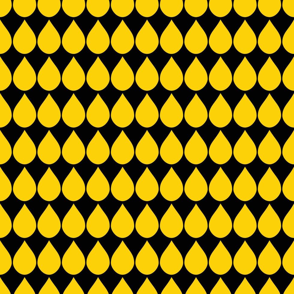 fondo de gotas de agua negro amarillo vector