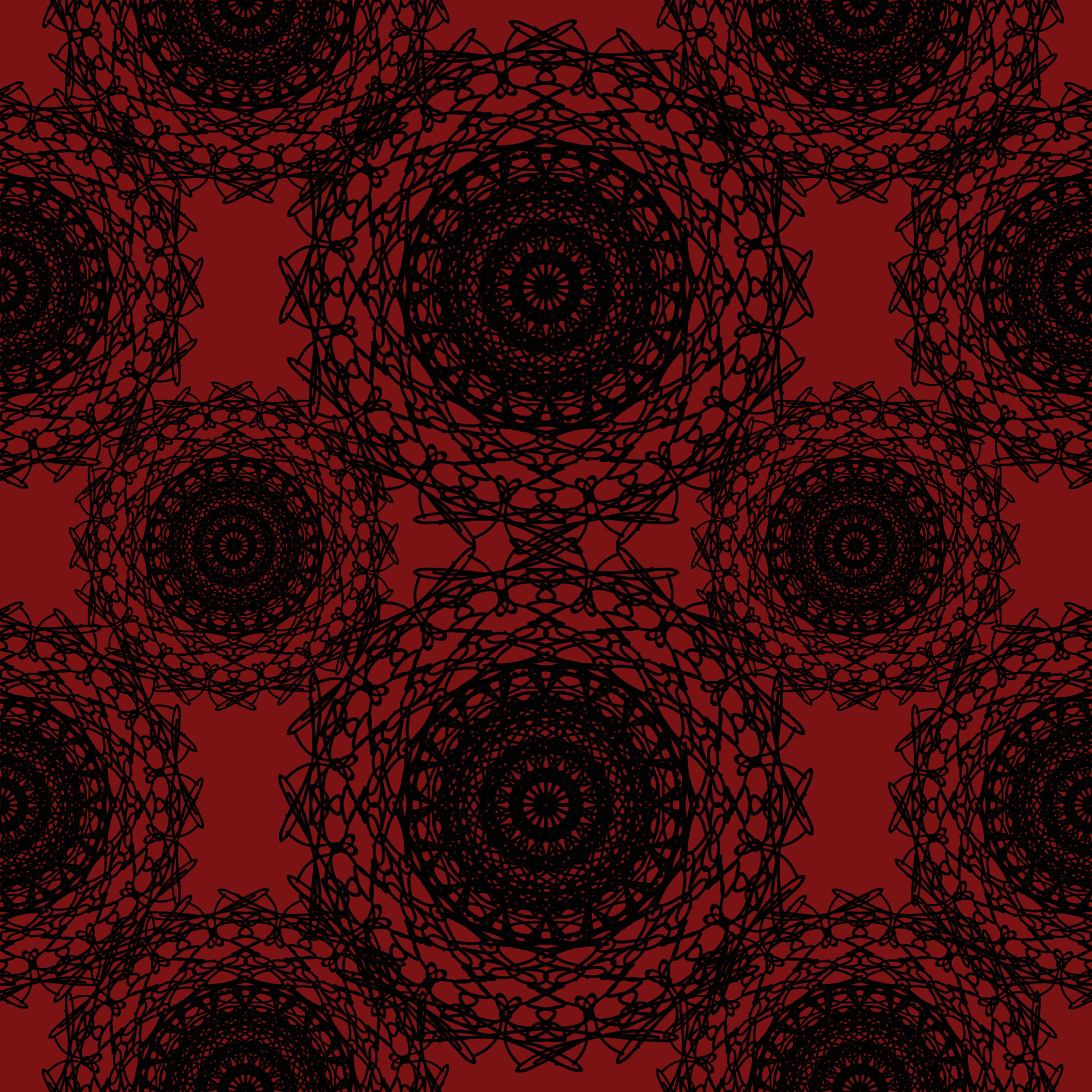 Red and Black Seamless Gothic Patterns, Dark (374746)