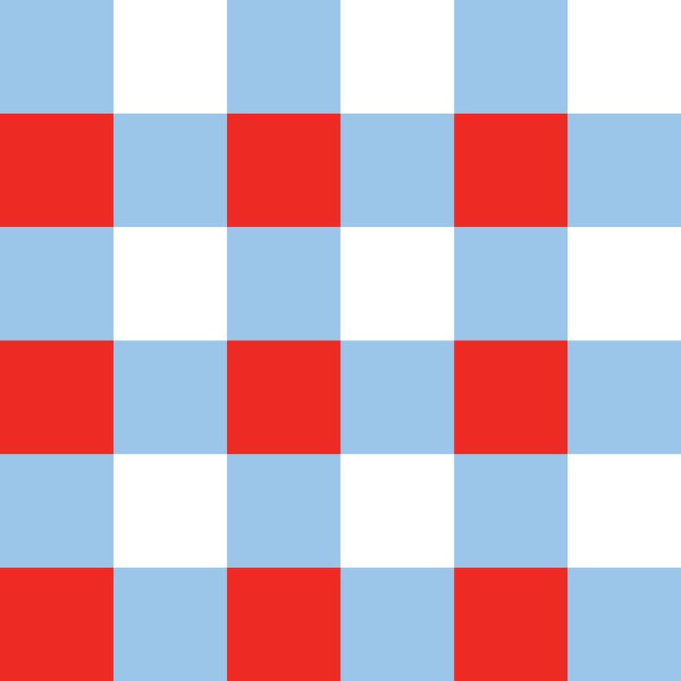 Blue Serenity Red White Chessboard Background vector