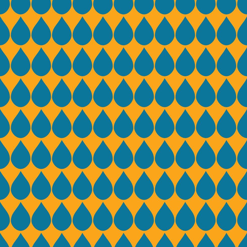 fondo de gotas de agua azul naranja vector