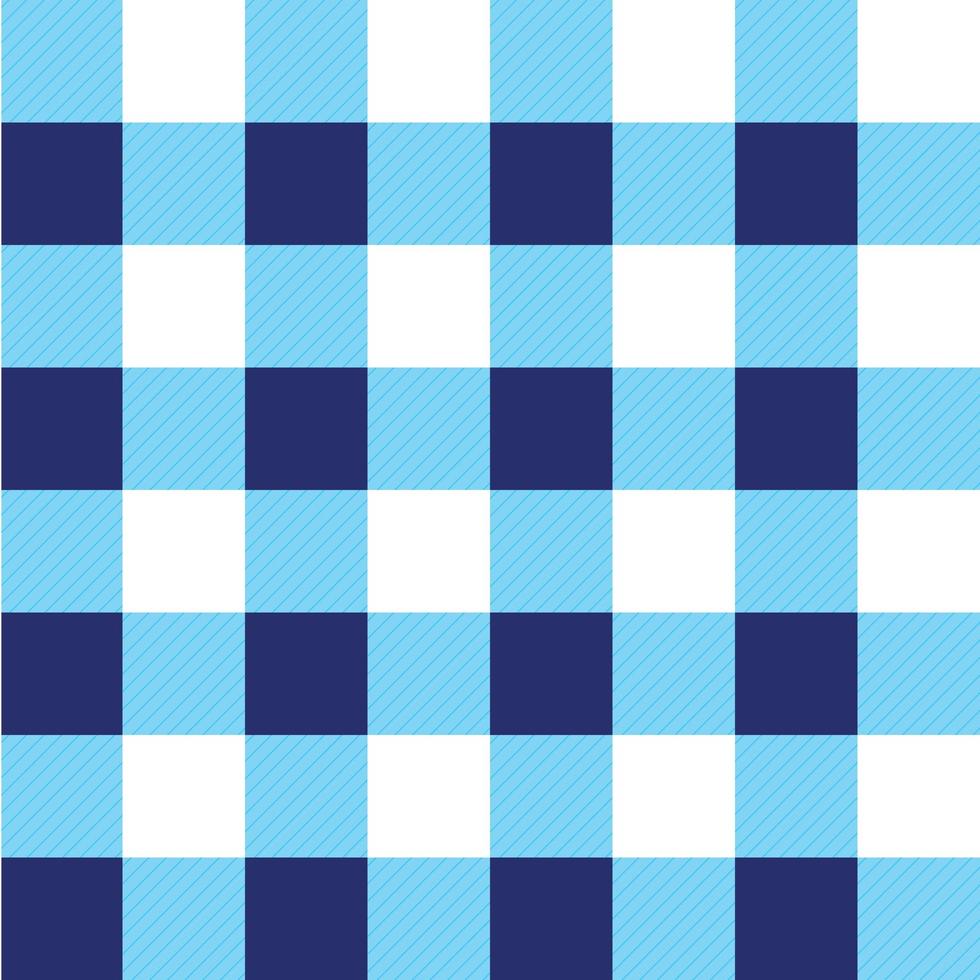 Blue White Chessboard Background vector
