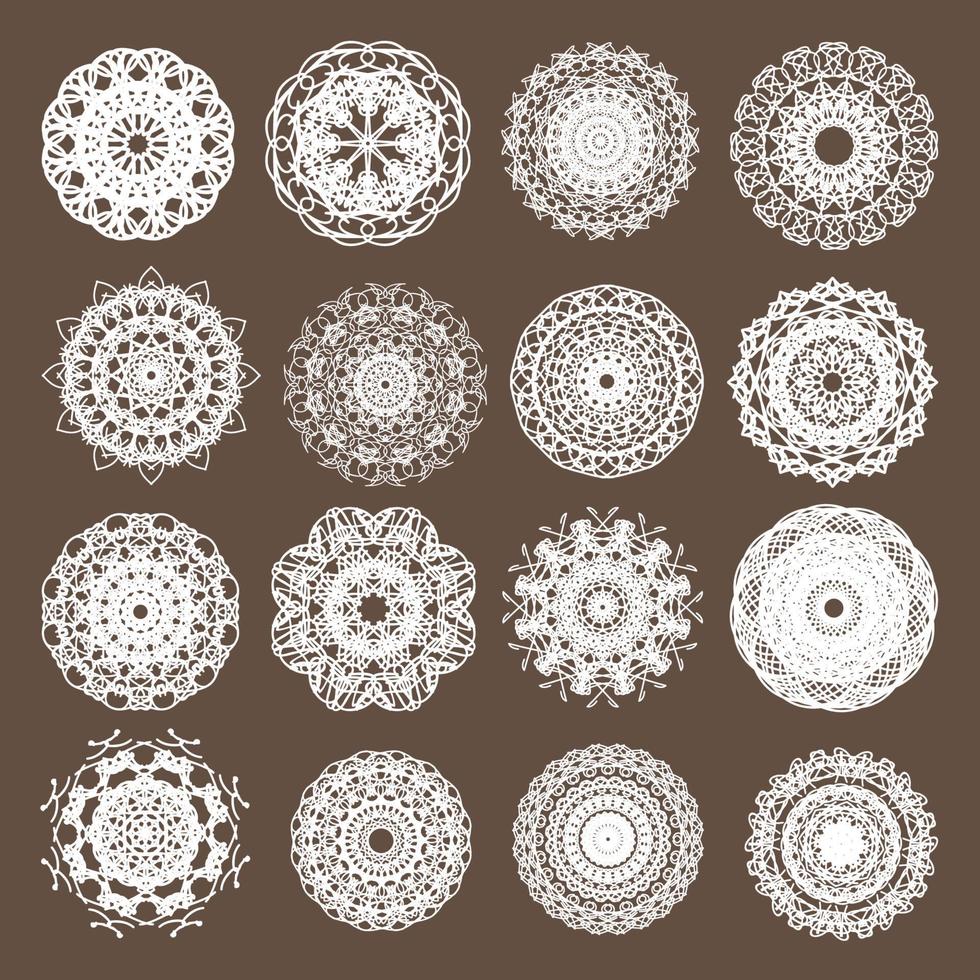 Round Lace Collection vector