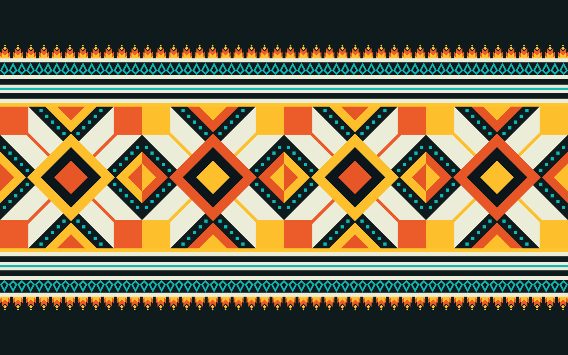 Geometric ethnic oriental pattern background. Design for texture