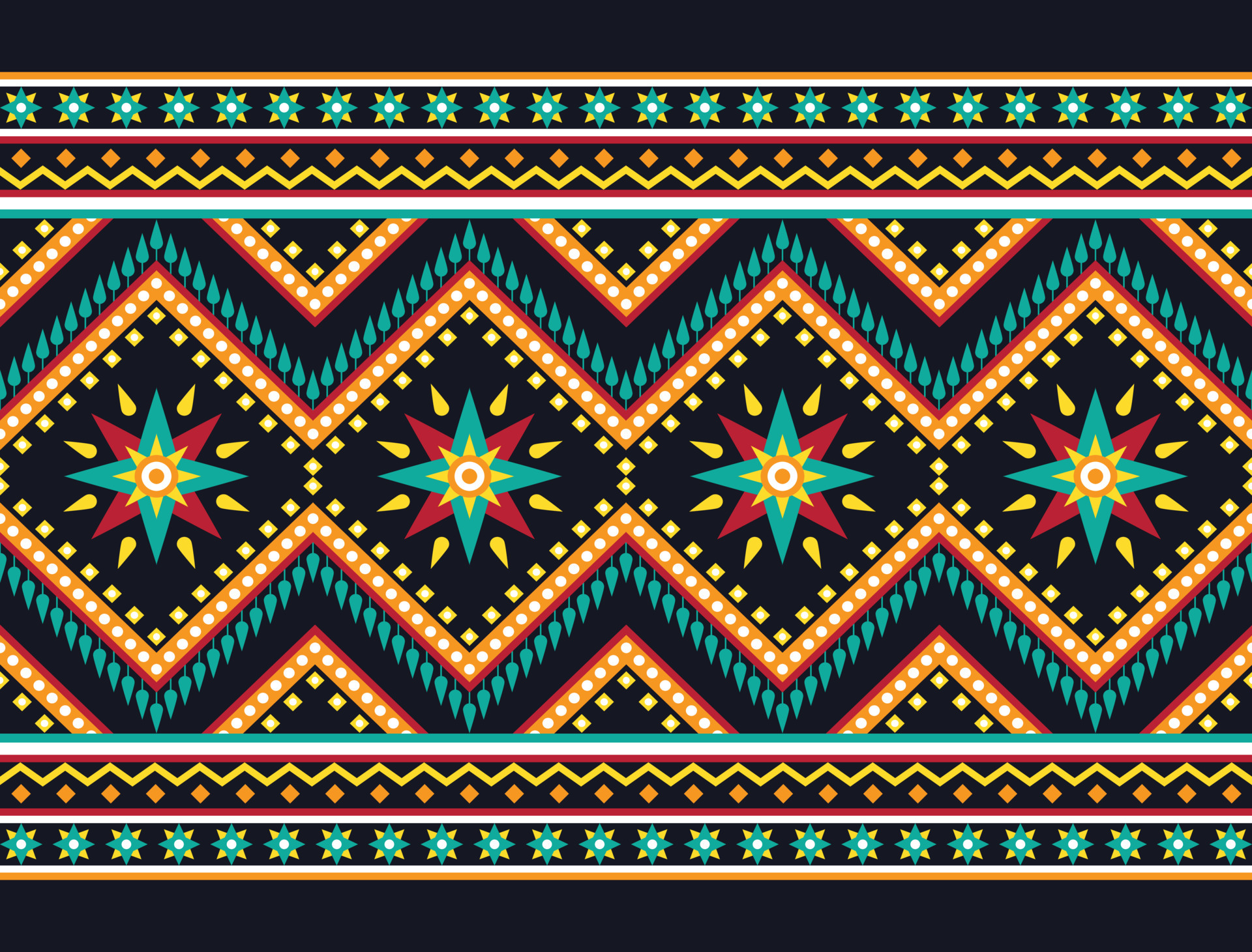 Geometric ethnic oriental pattern background. Design for texture ...