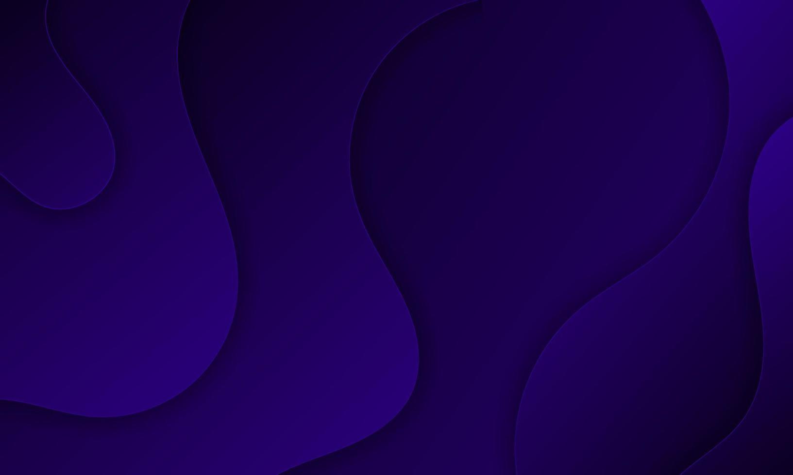 Abstract Blue Fluid Wave Background vector