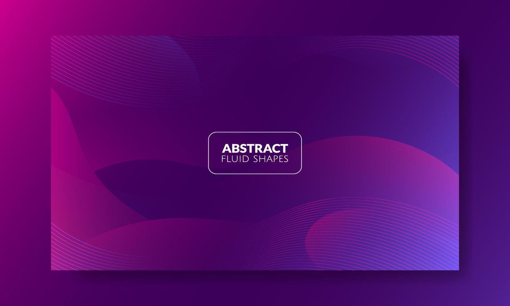 Abstract Purple Fluid Wave Background vector