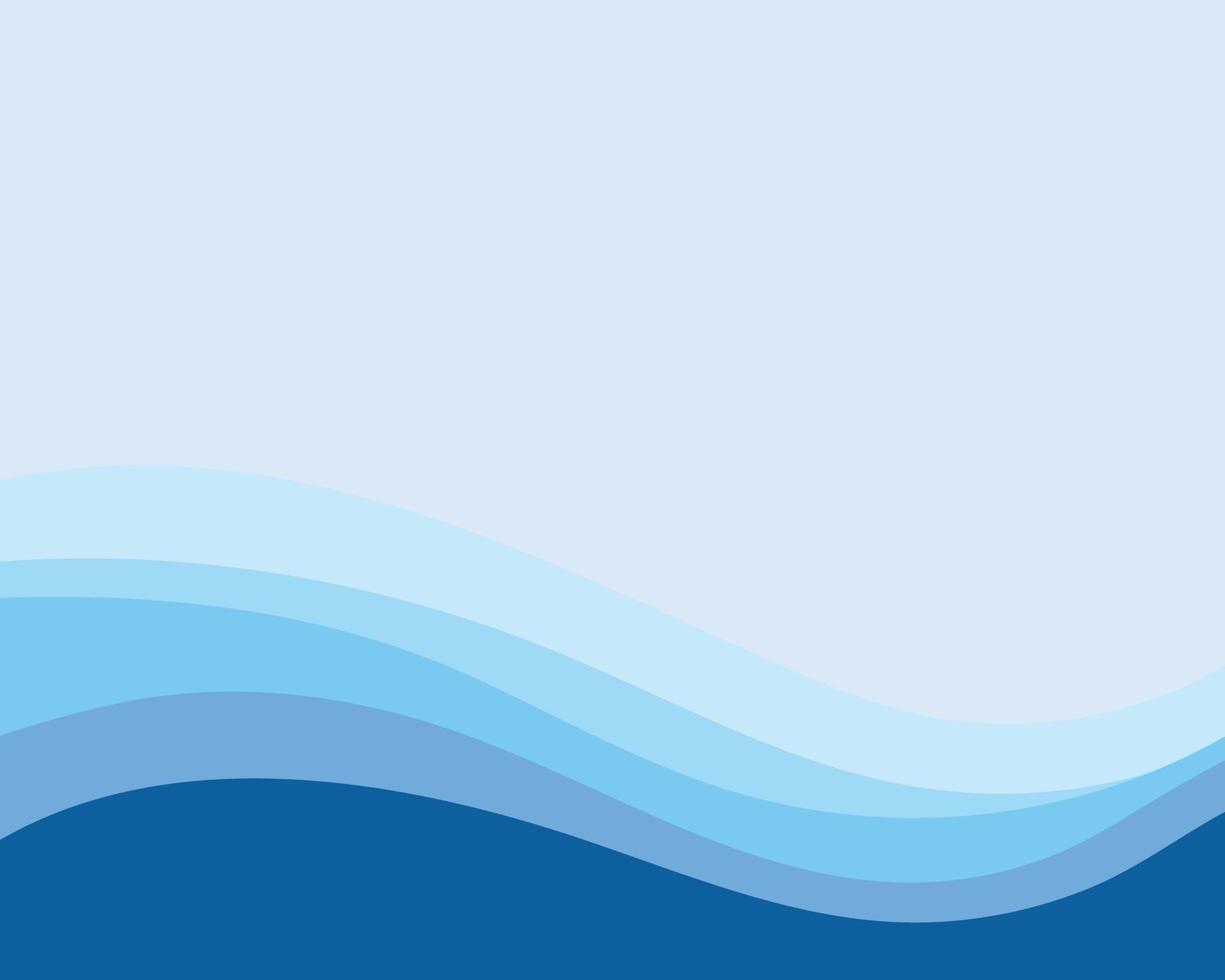Water wave lines background banner vector