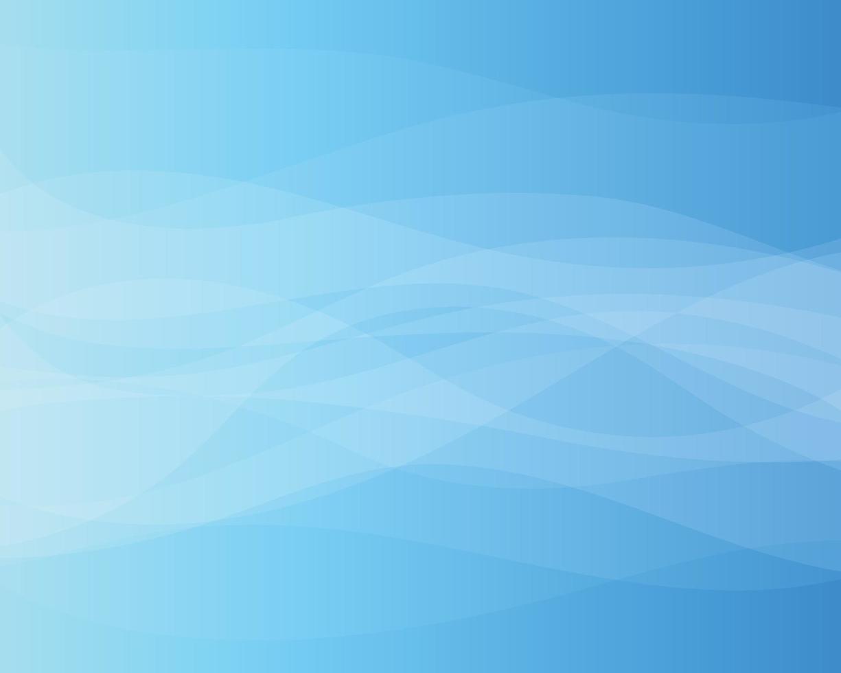 Blue wave abstract background vector