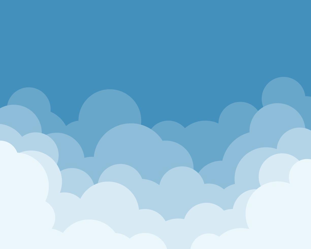Cloud with sky vector design background