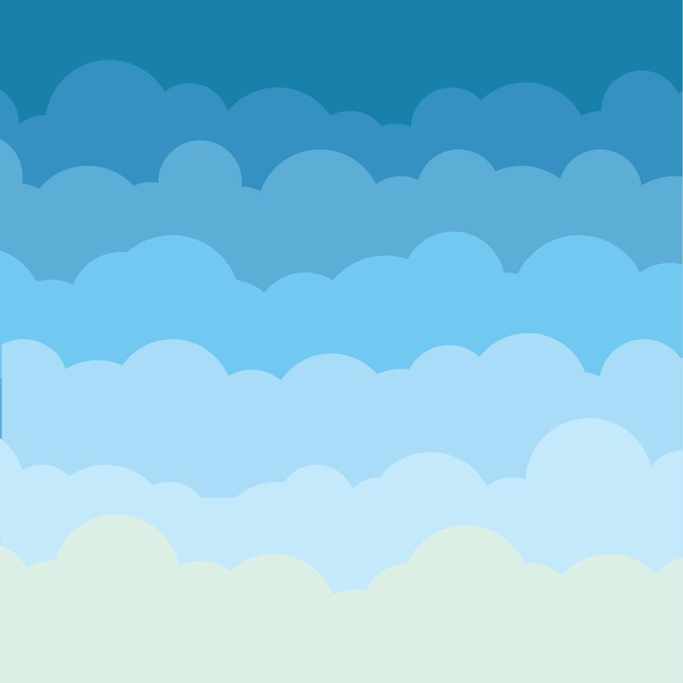 Cloud background vector
