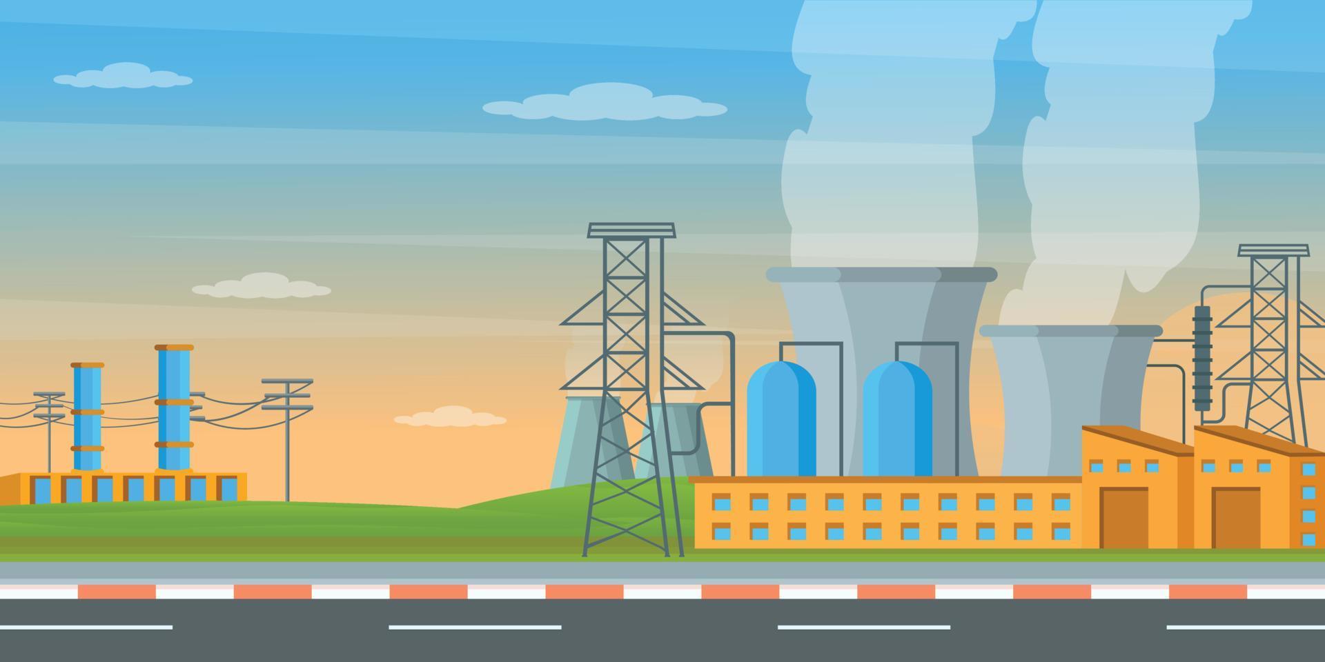 Industrial and Factories vector