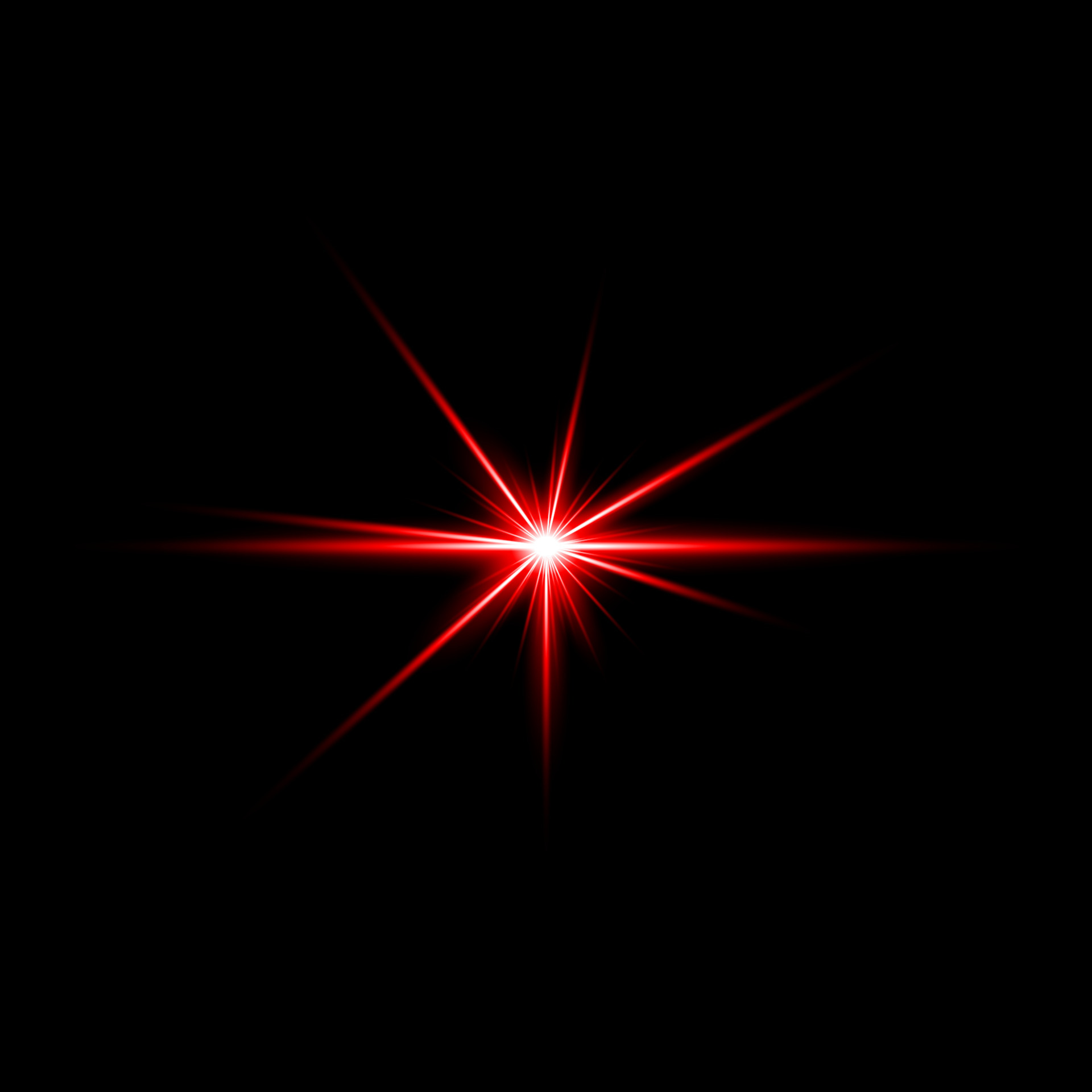 Lens Flare Red Glow Light Ray Effect Illuminated 4939935 Vector Art At