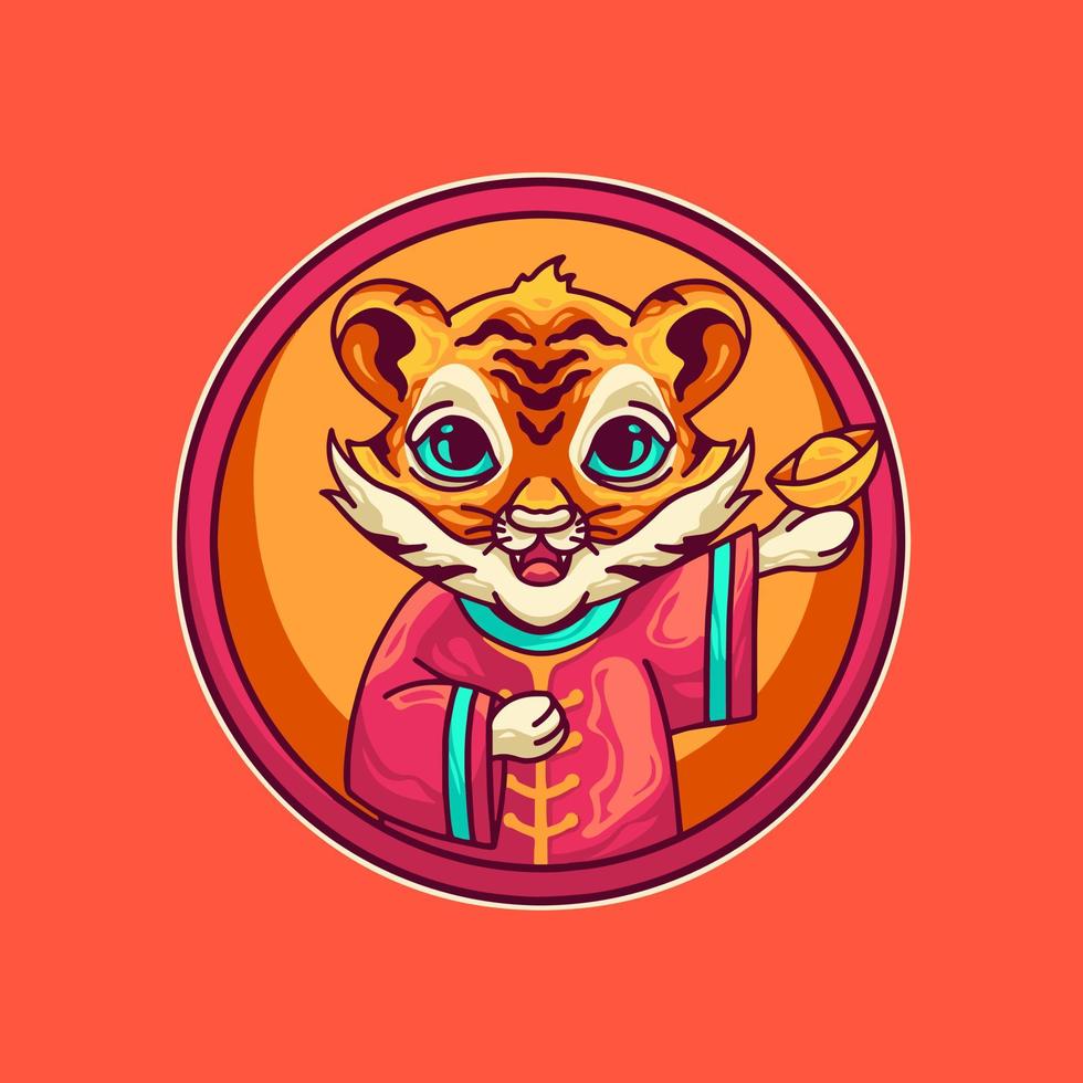 Tiger Chinese New Year vector