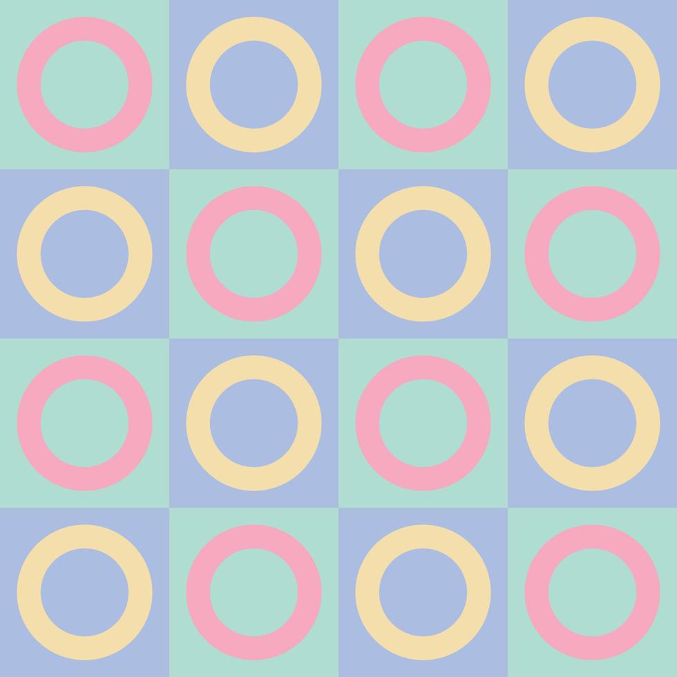 pattern with colorful circles paper gift backdrop wallpaper vector