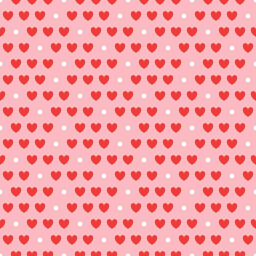 seamless pattern for Valentine's Day with heart pattern seamless vector
