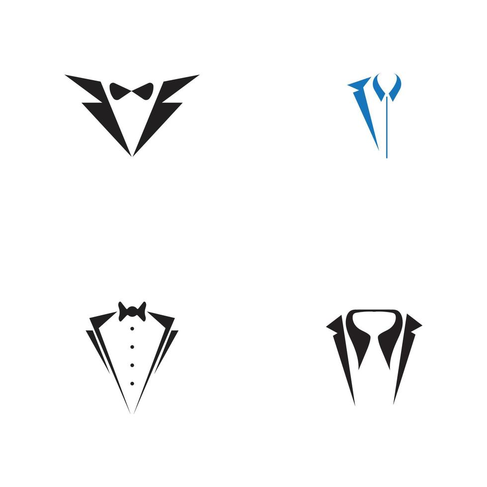 Tuxedo Logo template vector icon illustration design - Vector