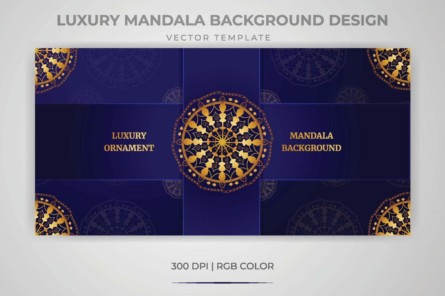 Luxury Mandala Decorative Ornament Background Design vector