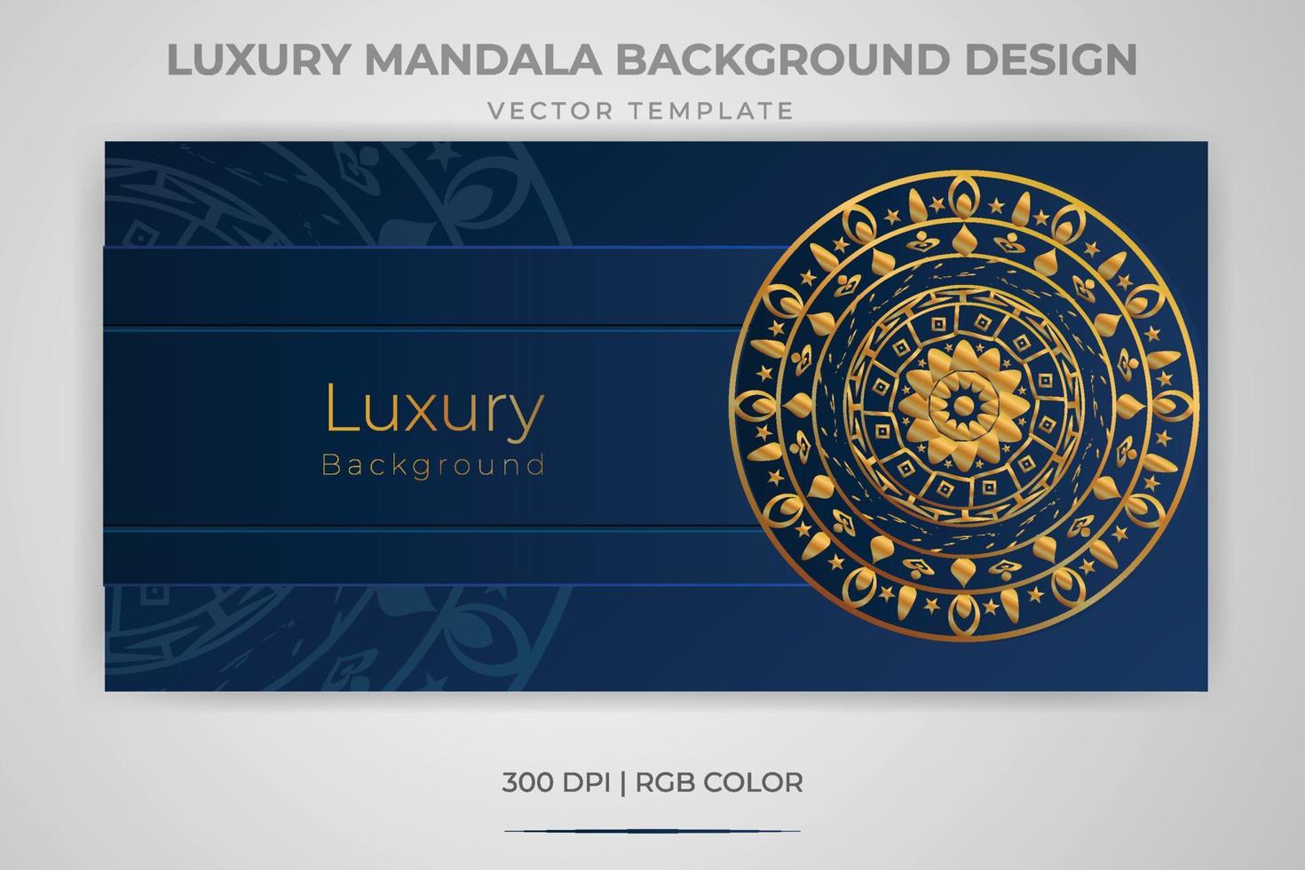 Luxury Mandala Decorative Ornament Background Design vector