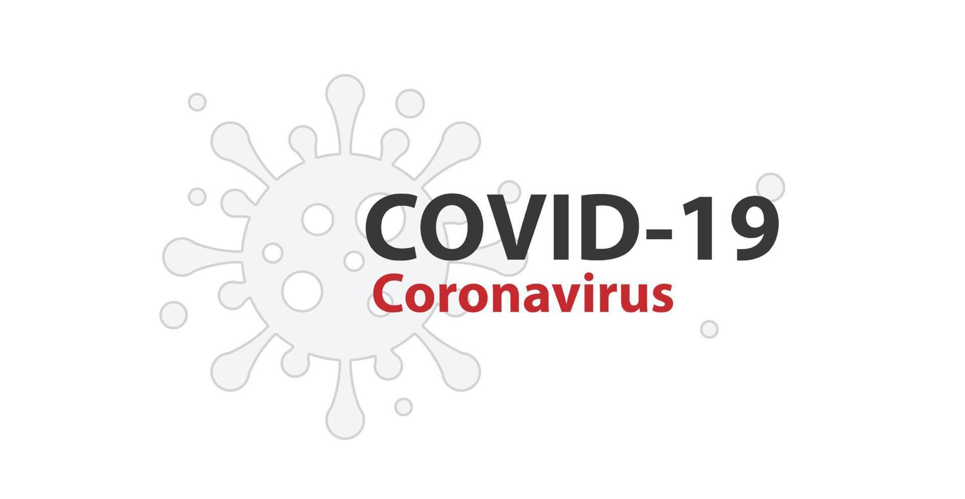 Covid-19 Coronavirus concept outbreak influenza background.Pandemic medical health risk concept with disease cell is dangerous vector design