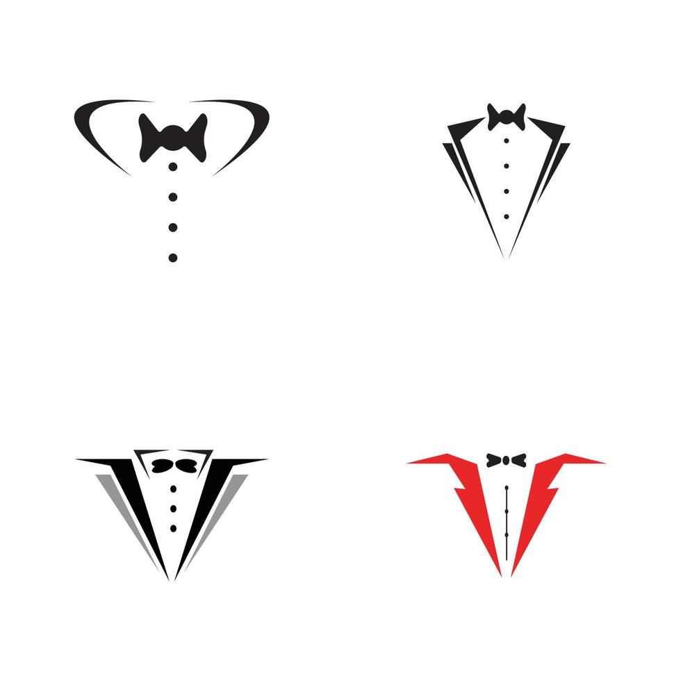 Tuxedo Logo template vector icon illustration design - Vector