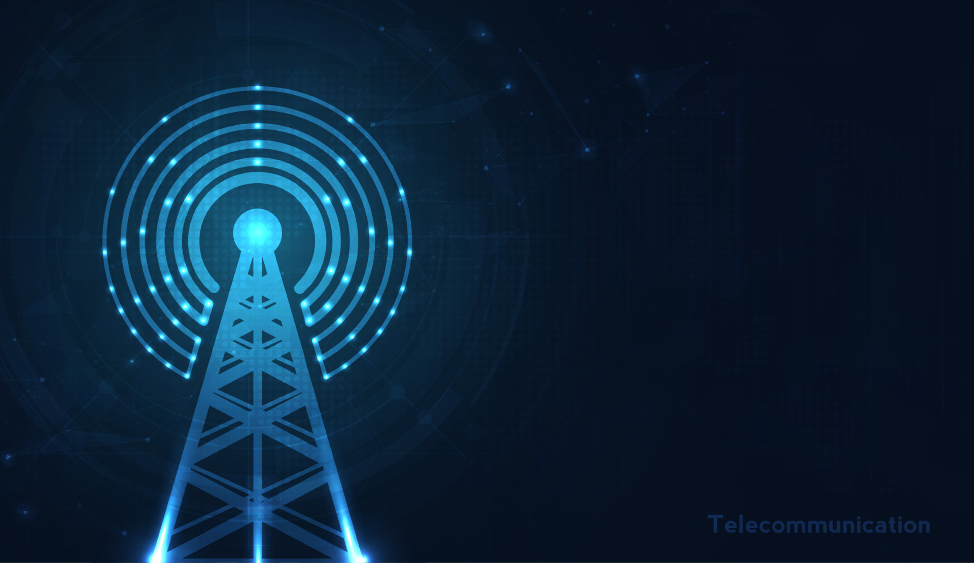 signal transmitter, radio tower from lines
