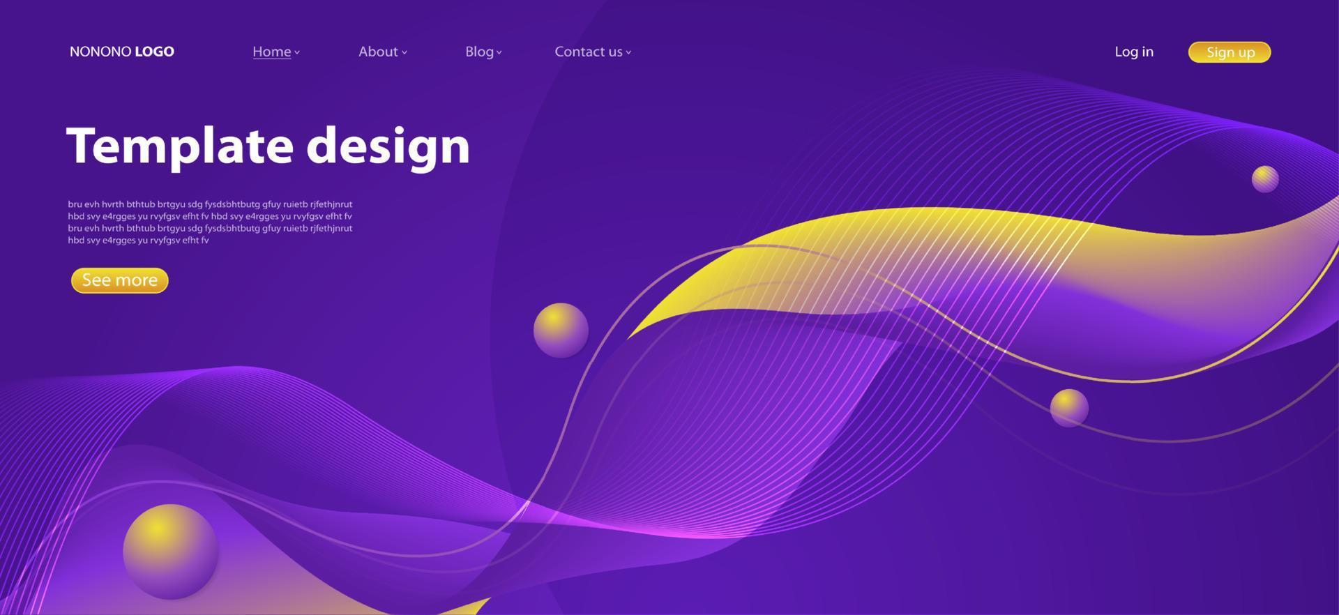 Color gradient background design. Abstract geometric background with liquid shapes and curve line for posters or web page template. vector design illustration EPS10.