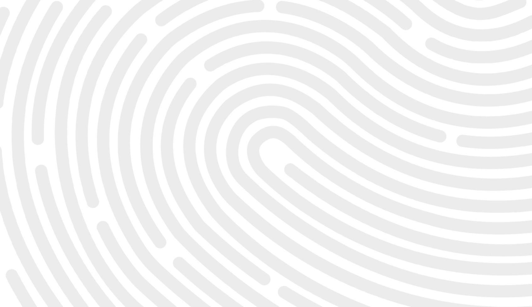 Fingerprint icon design for app and finger print flat scan. Vector design on white background.