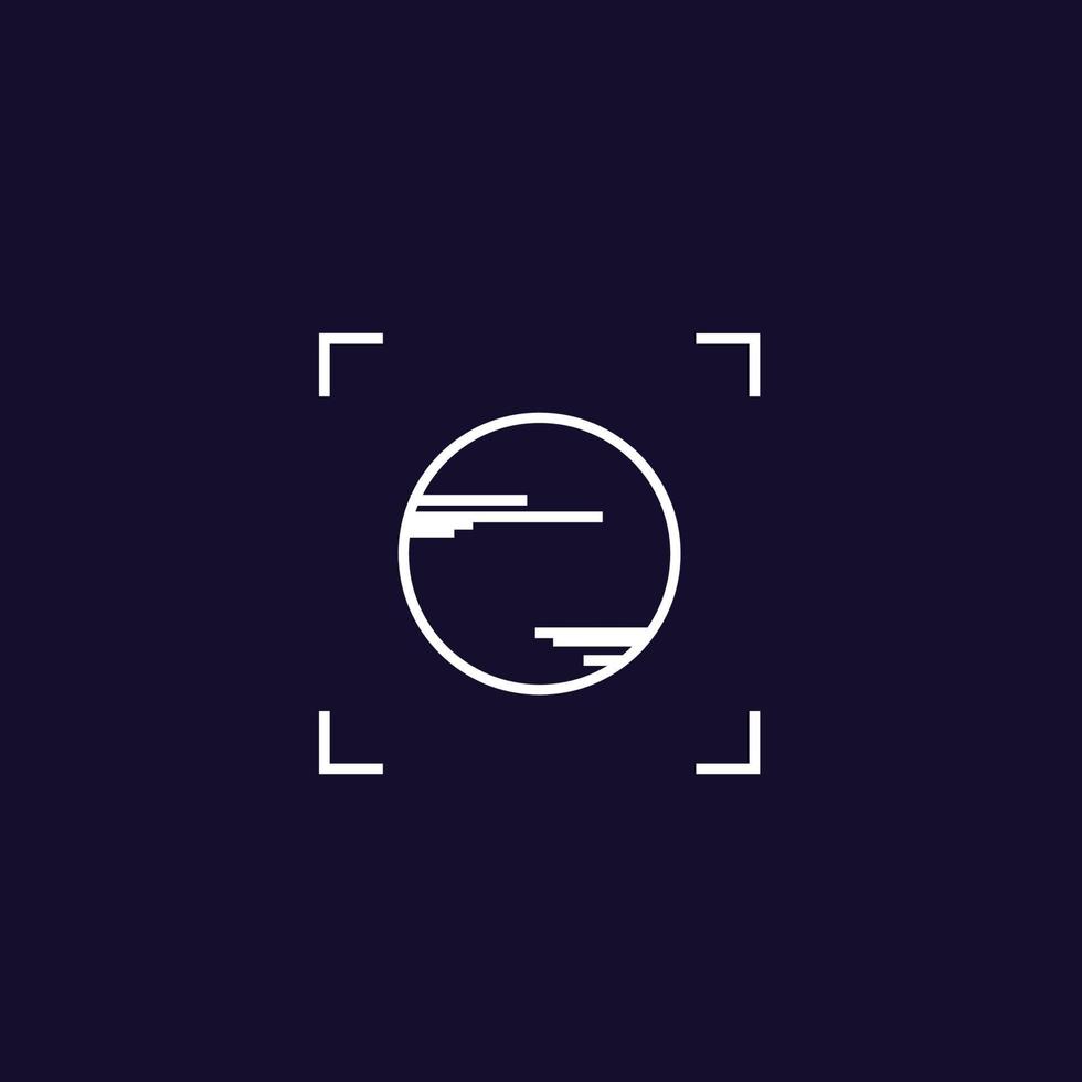 Modern and professional camera design logo 2 vector