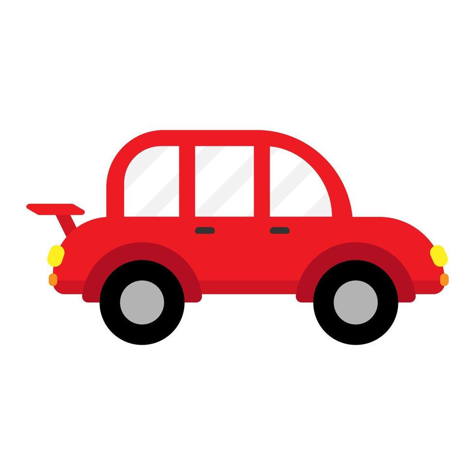 Car vehicle flat illustration vector