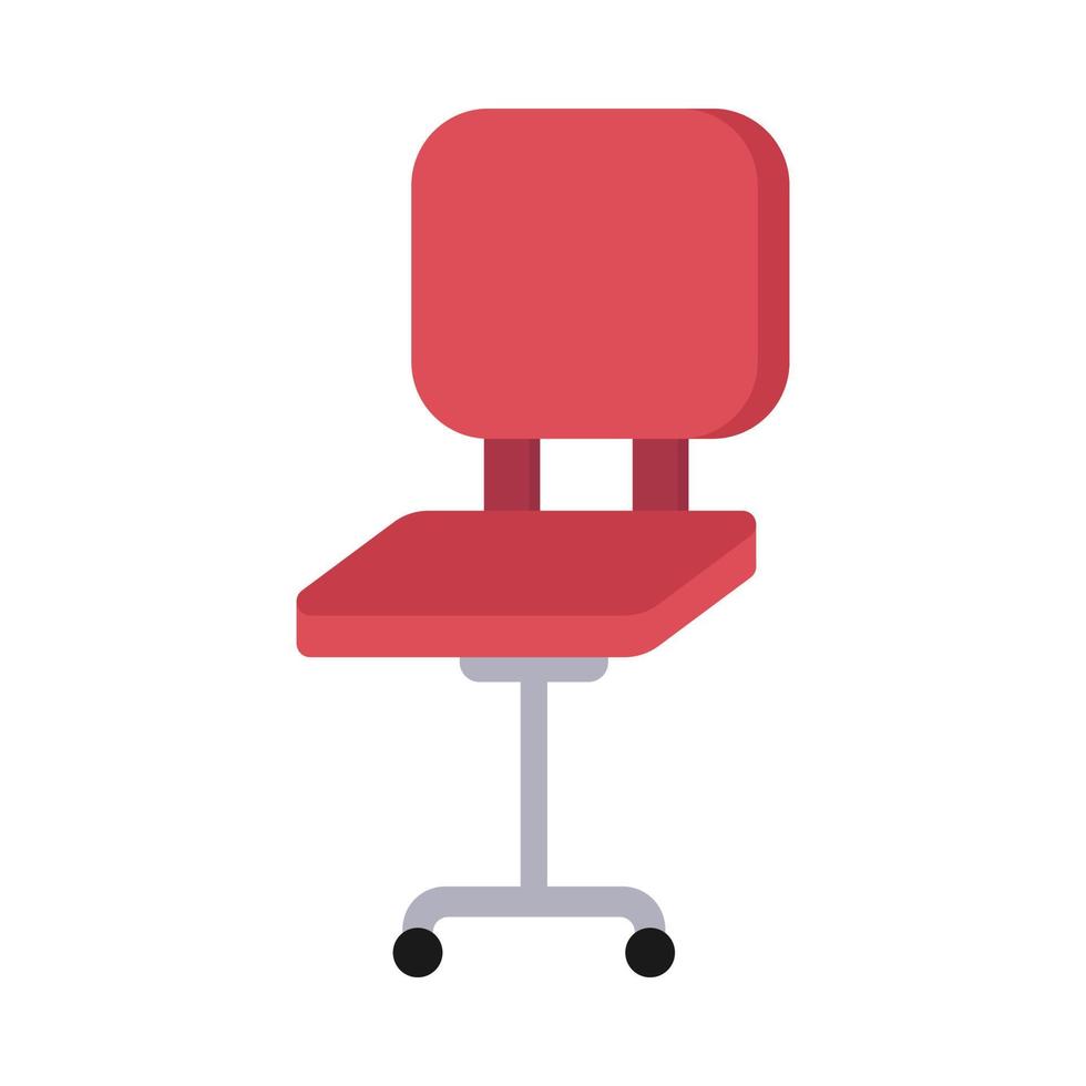 Chair flat illustration vector