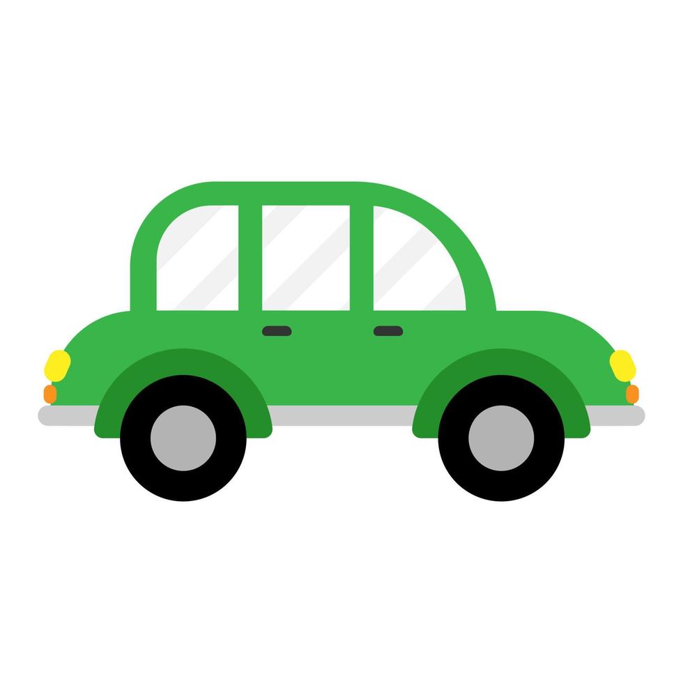 Car vehicle flat illustration vector