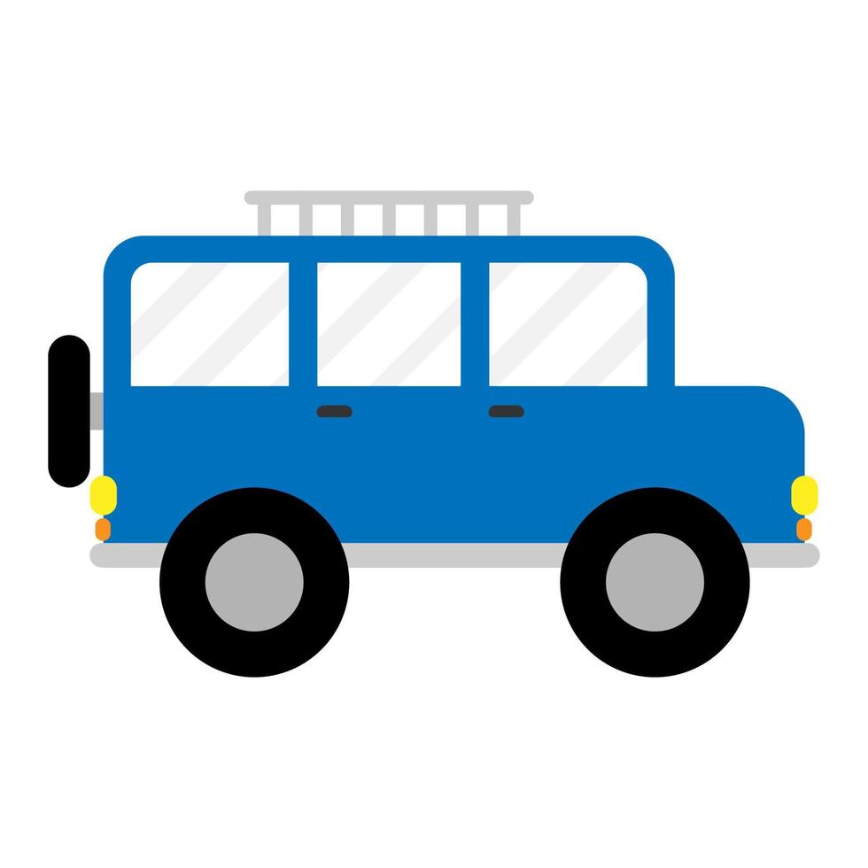 Car vehicle flat illustration vector