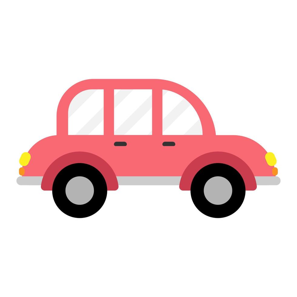 Car vehicle flat illustration vector