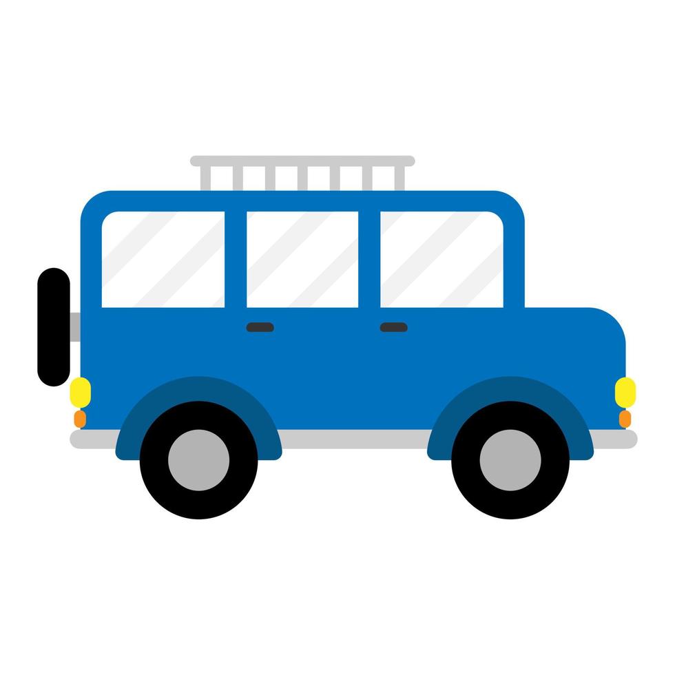 Car vehicle flat illustration vector