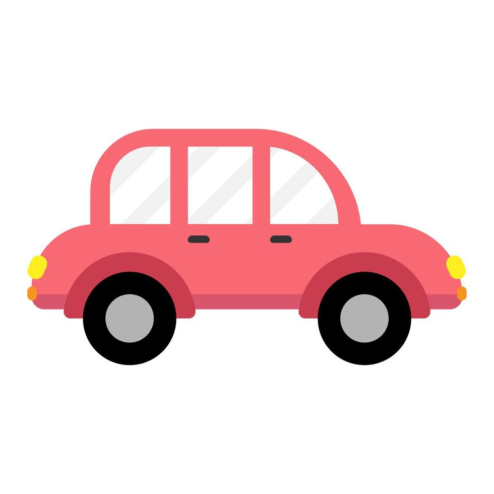 Car vehicle flat illustration vector