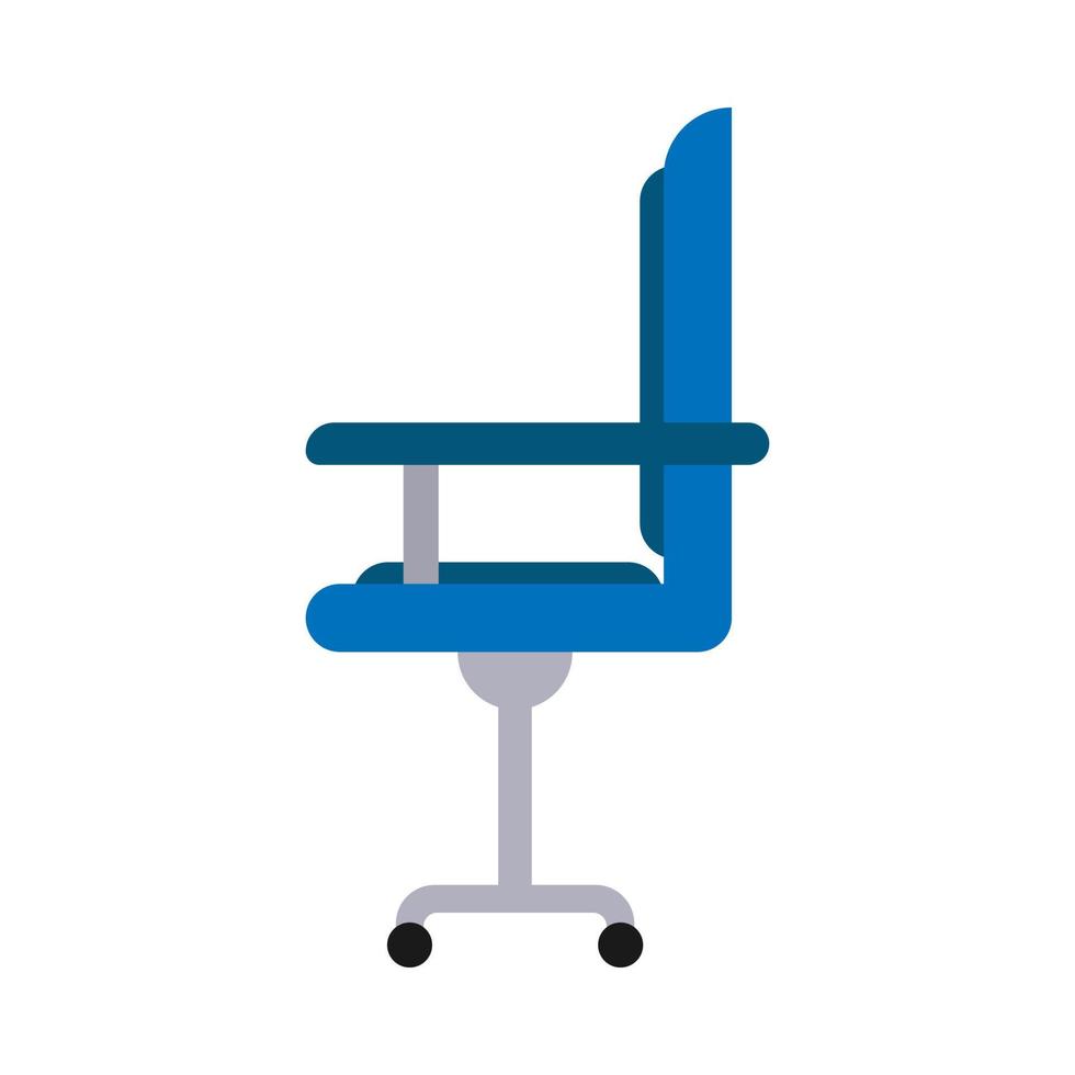 Chair flat illustration vector