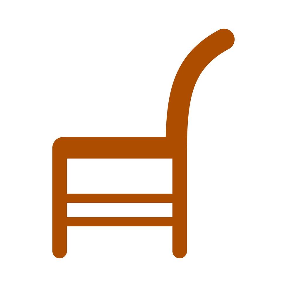 Chair flat illustration vector