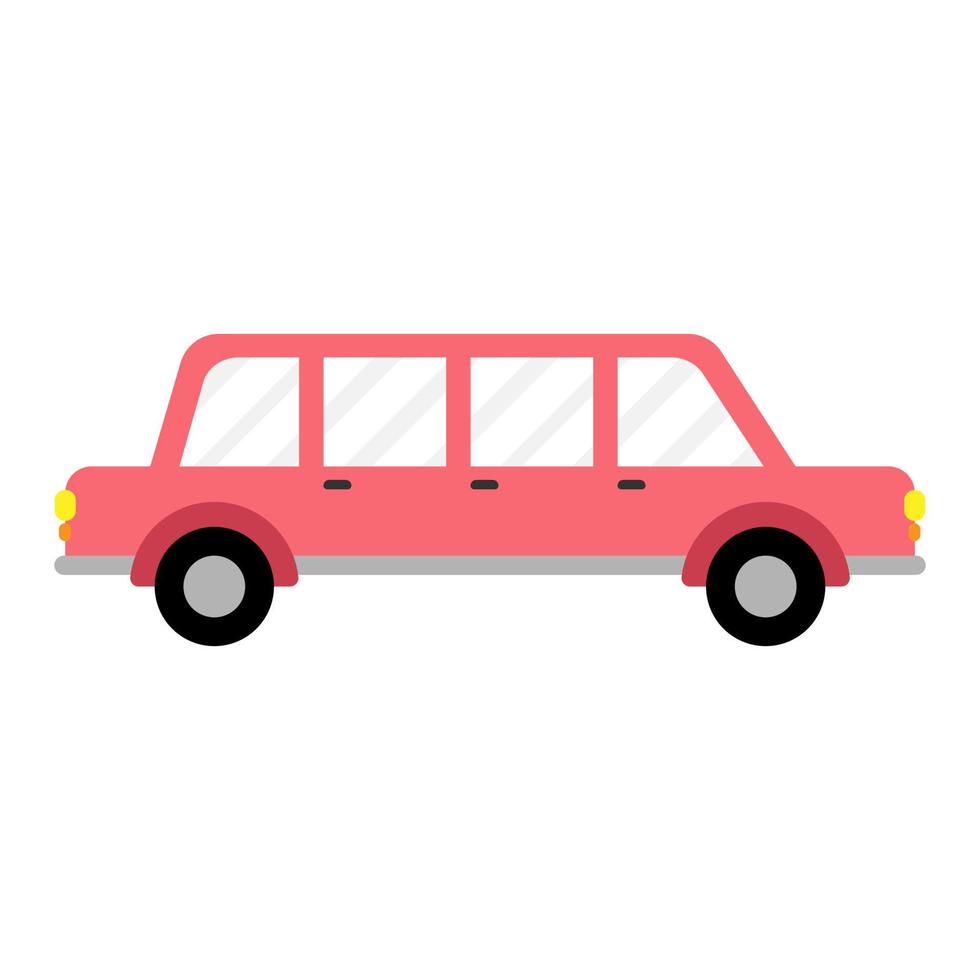 Car vehicle flat illustration vector