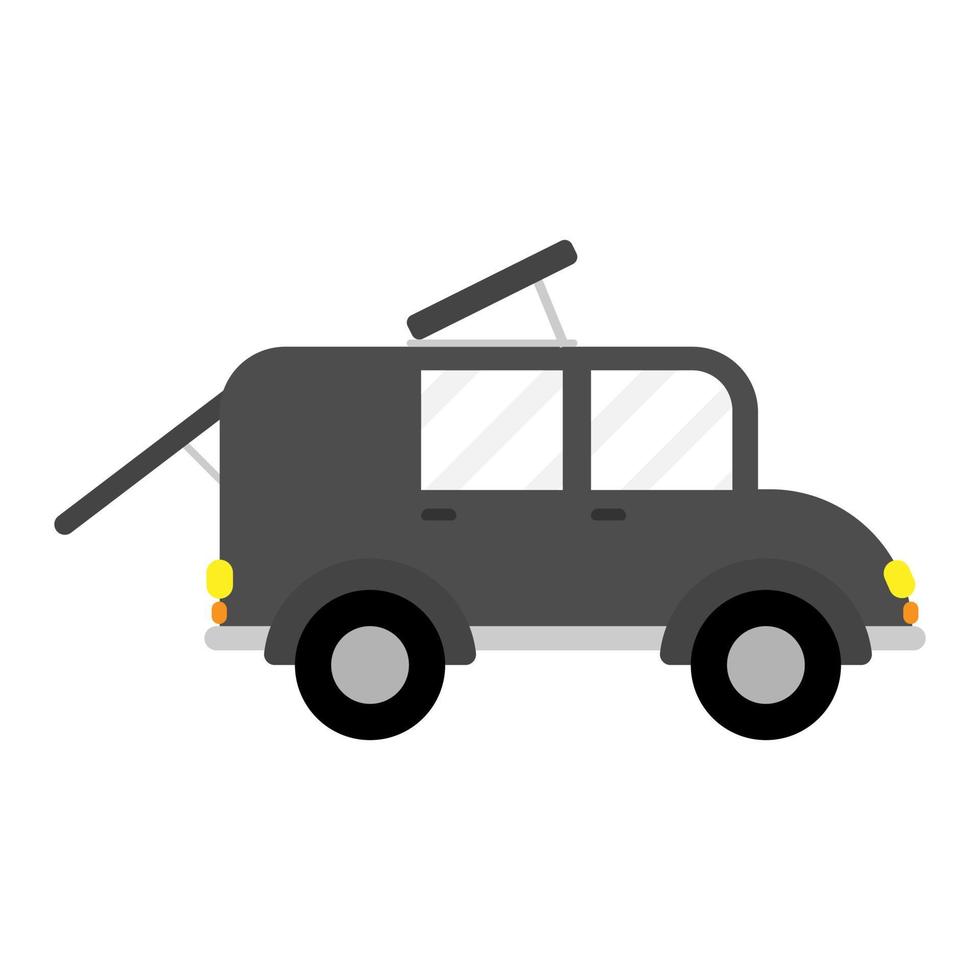 Car vehicle flat illustration vector