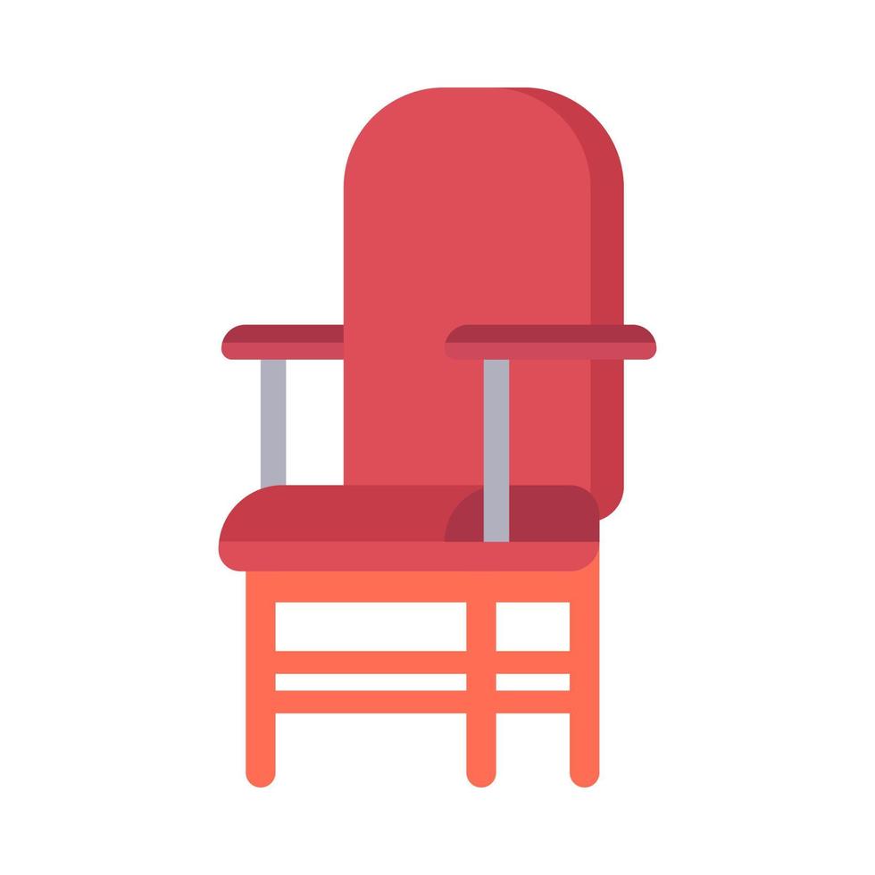 silla ilustración plana vector