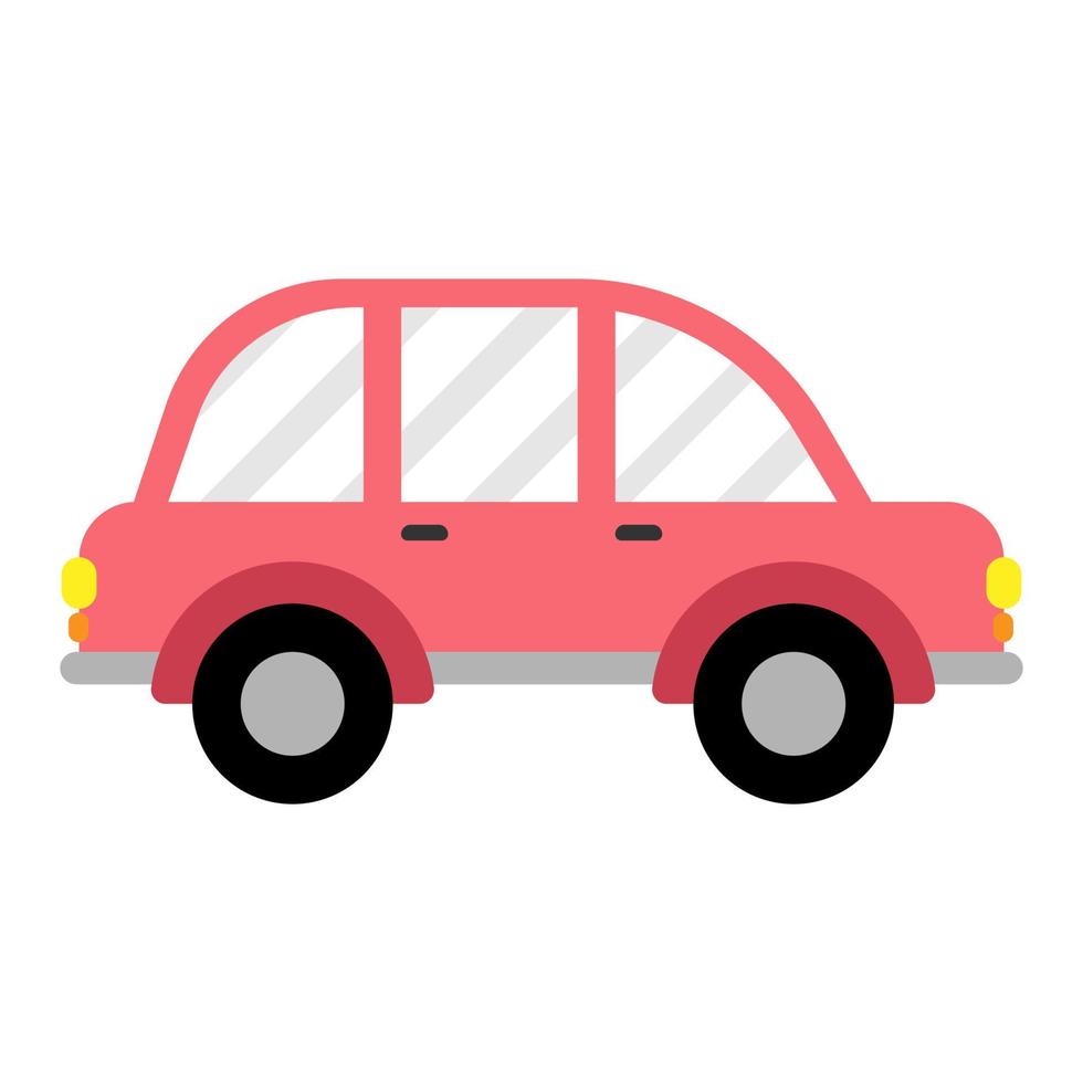 Car vehicle flat illustration vector