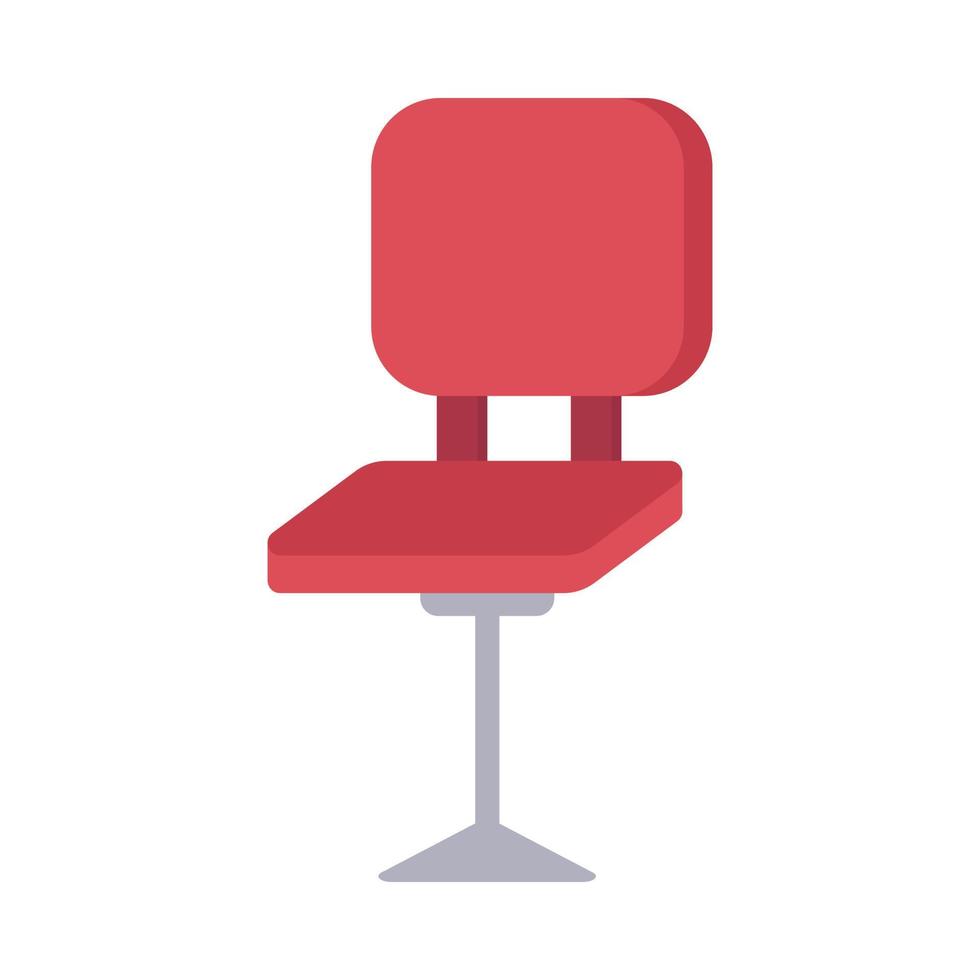 Chair flat illustration vector