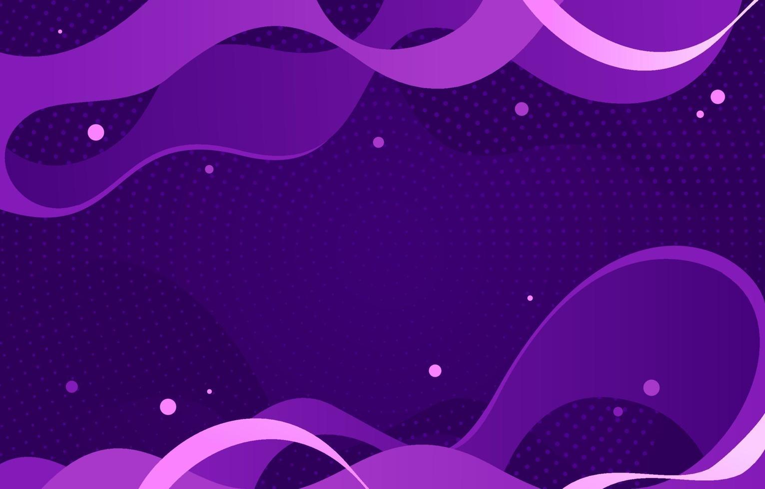 Abstract Fluid Purple Background vector