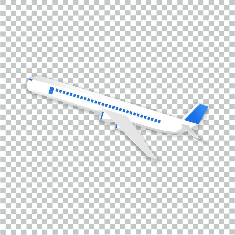 vector de avión volando fondo transparente