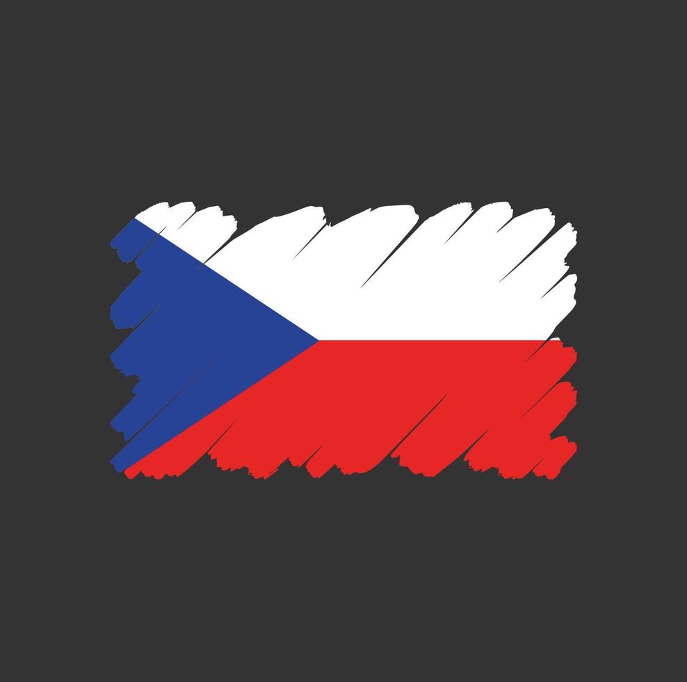 Czech Republic Flag symbol sign Free Vector