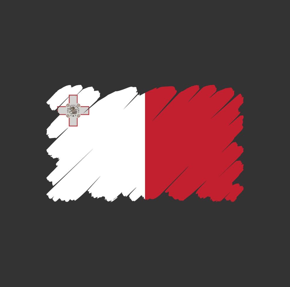 vector de bandera de malta