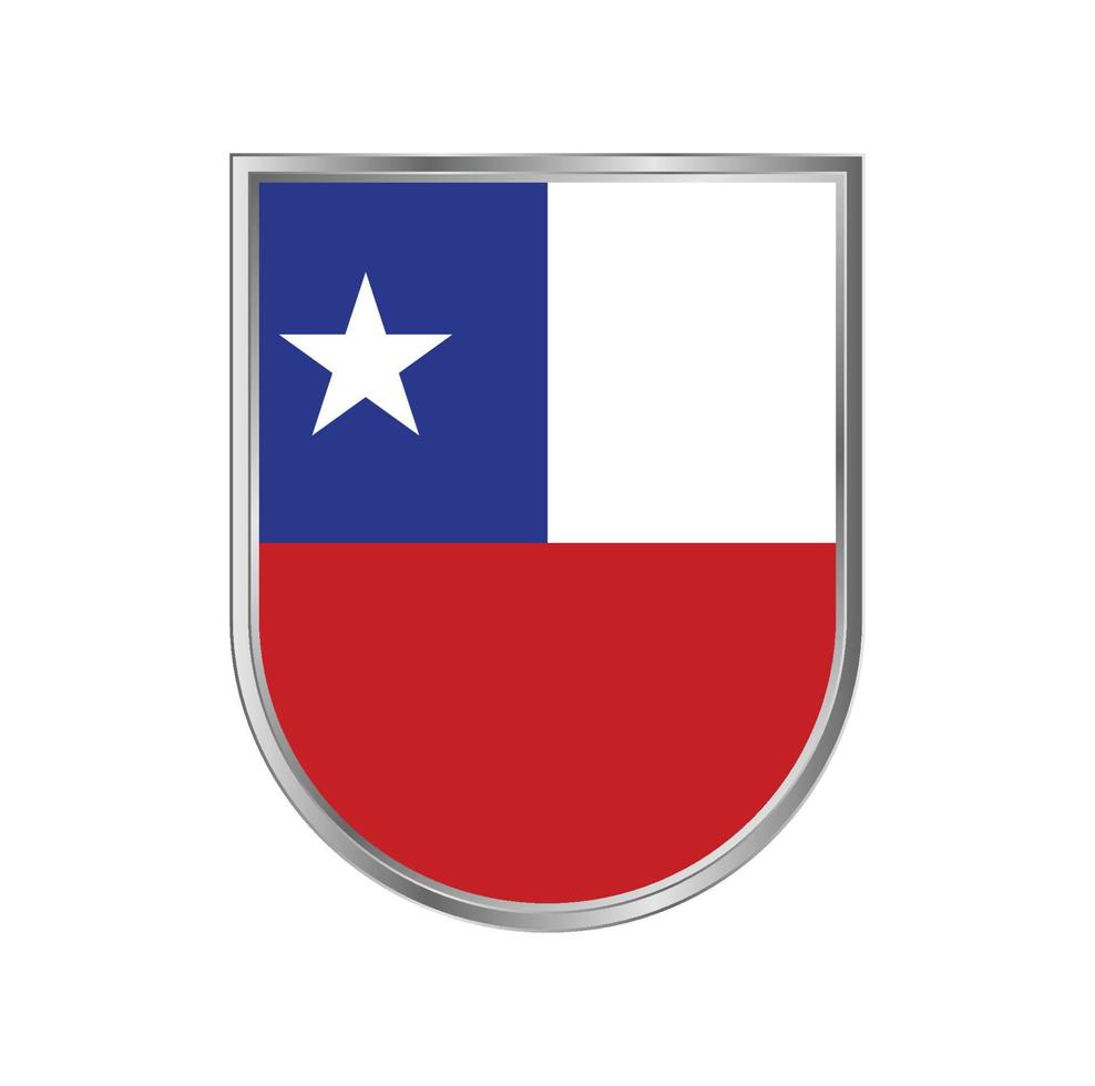 vector de bandera de chile