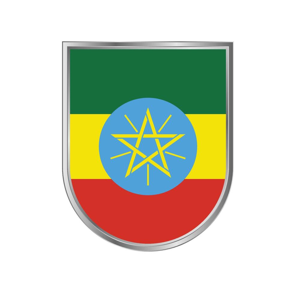 vector de bandera de etiopía