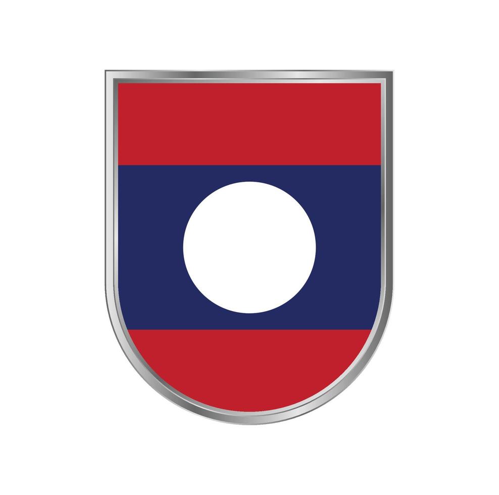 Laos flag Vector